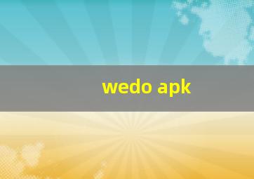 wedo apk